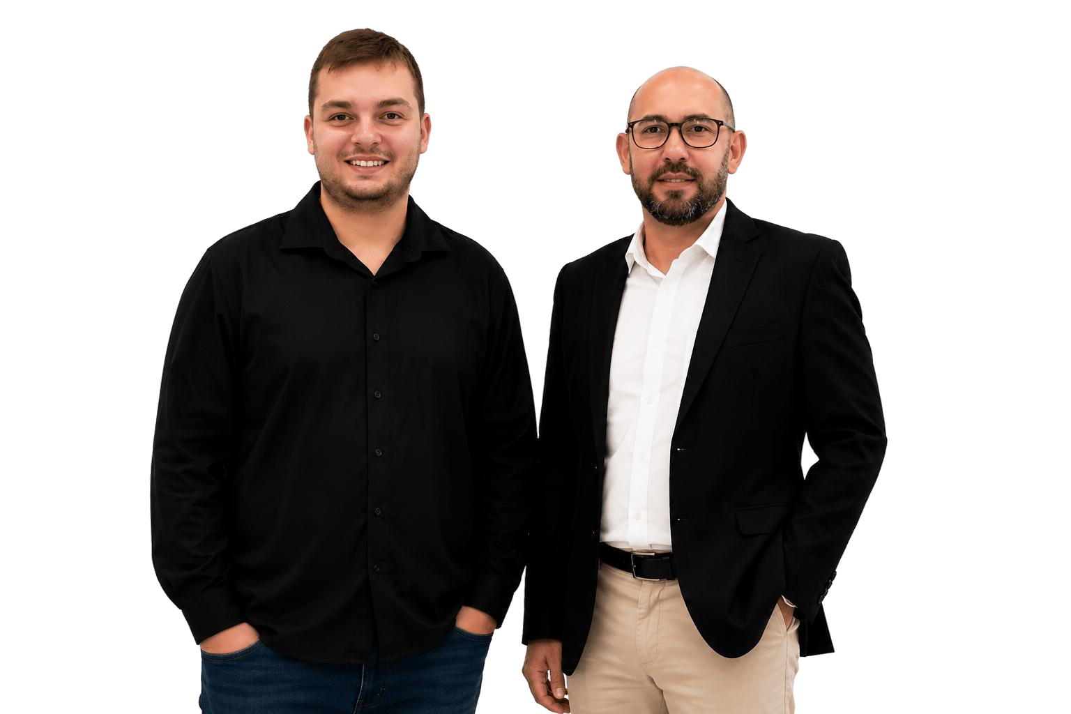 Yan Andrade e Atilla Lendell, fundadores da Destaque 360°